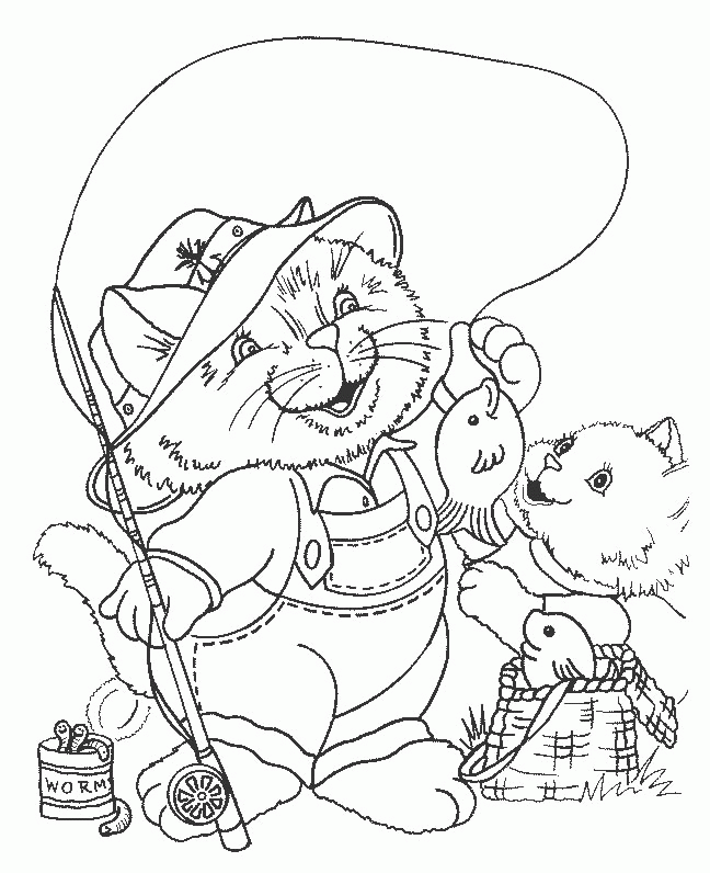 Kolorowanka z kotkiem i misiem w komiksowej stylistyce kolorowanka do druku